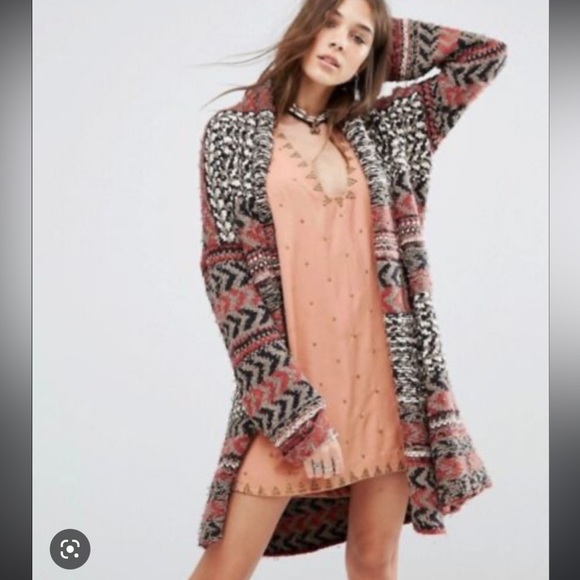Free People Sweaters - Free People Iona Long Belted Cardigan